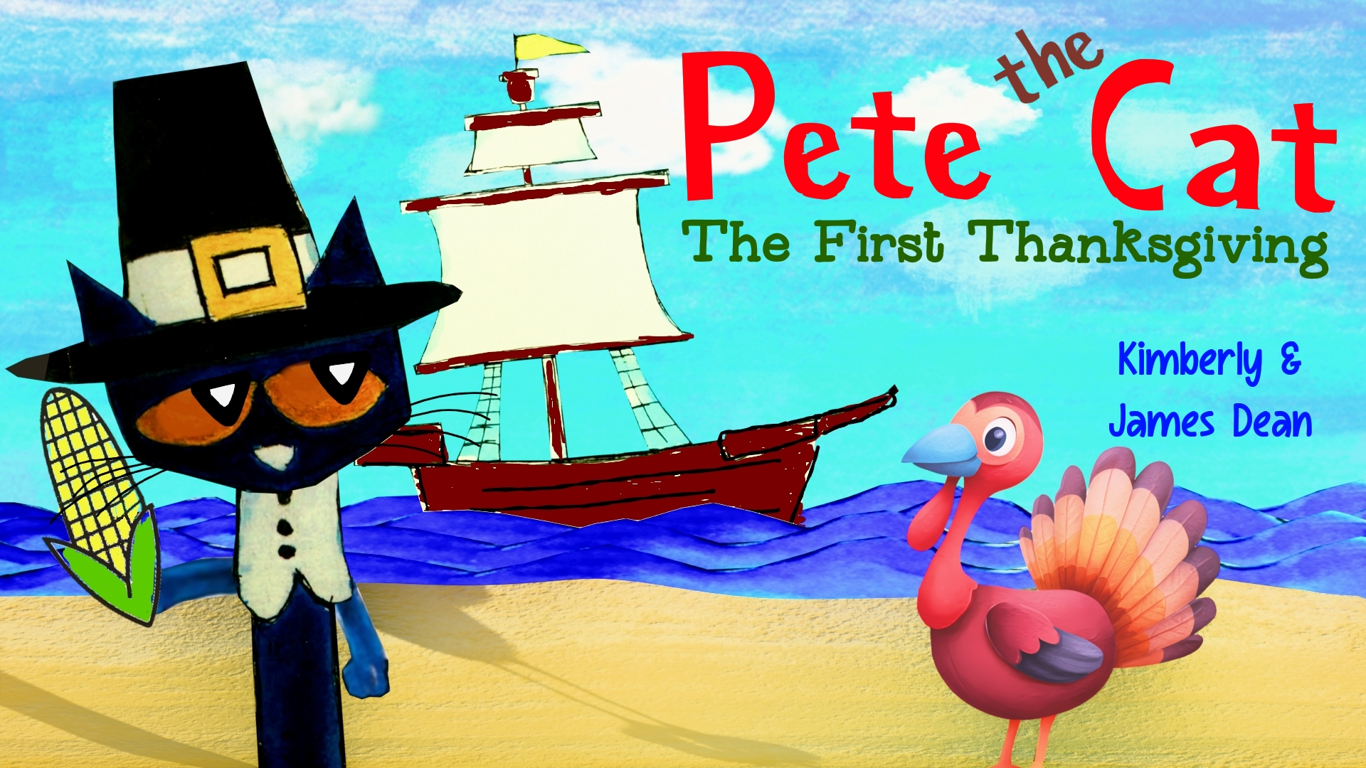 Kids reading illustration